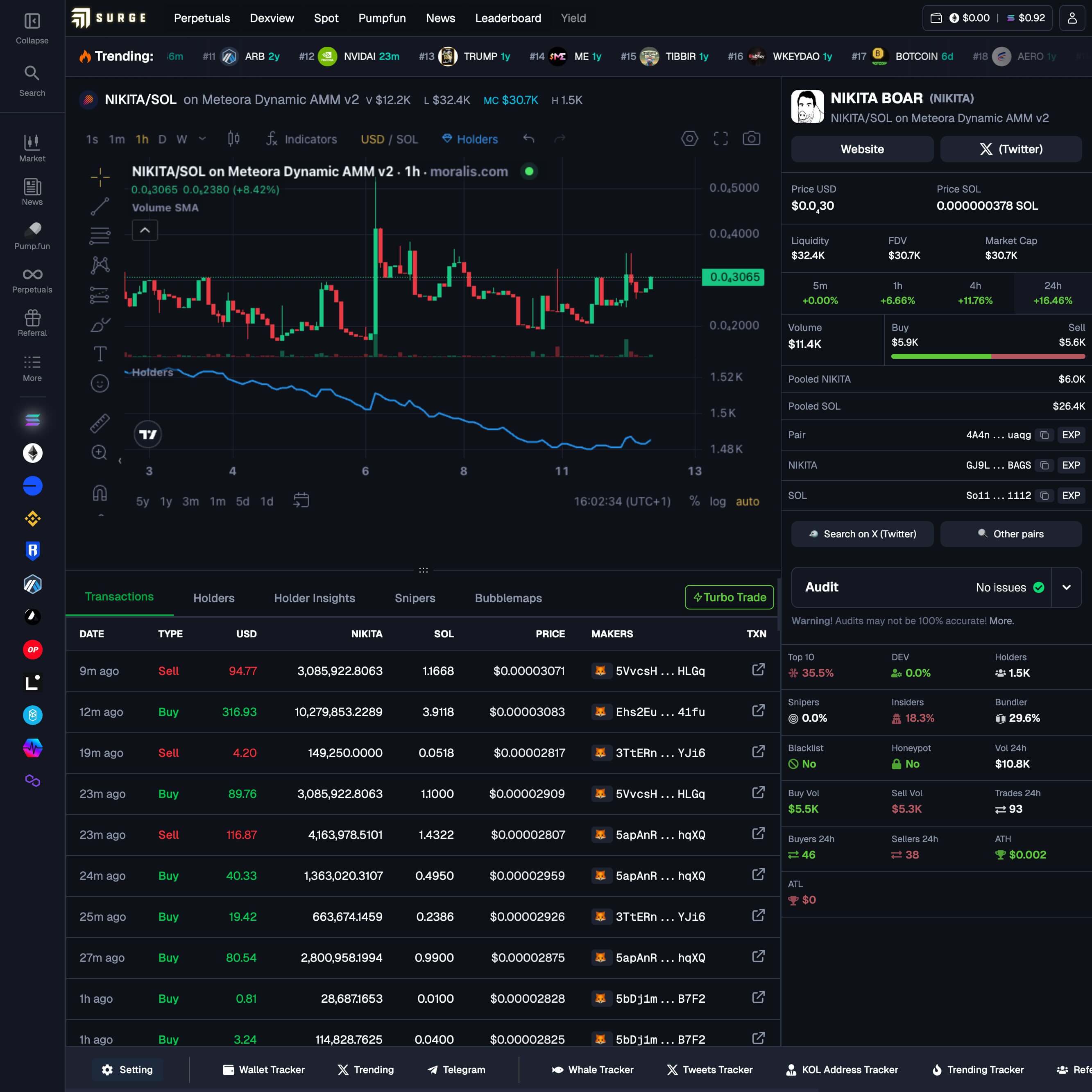 Surgechain screenshot